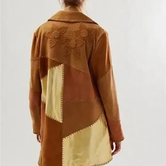 Free People Suede Button-Front Jacket - Picture 2 of 5